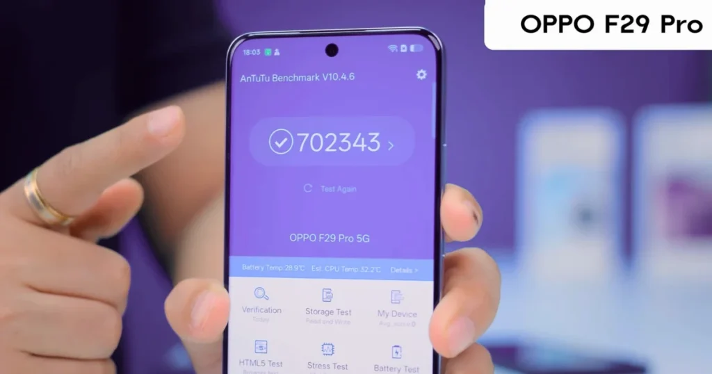 Oppo F29 Pro 5G Gaming Performance Test | Review