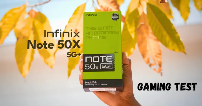 Infinix Note 50x 5G Gaming Test BGMI, CoD Mobile, Free fire