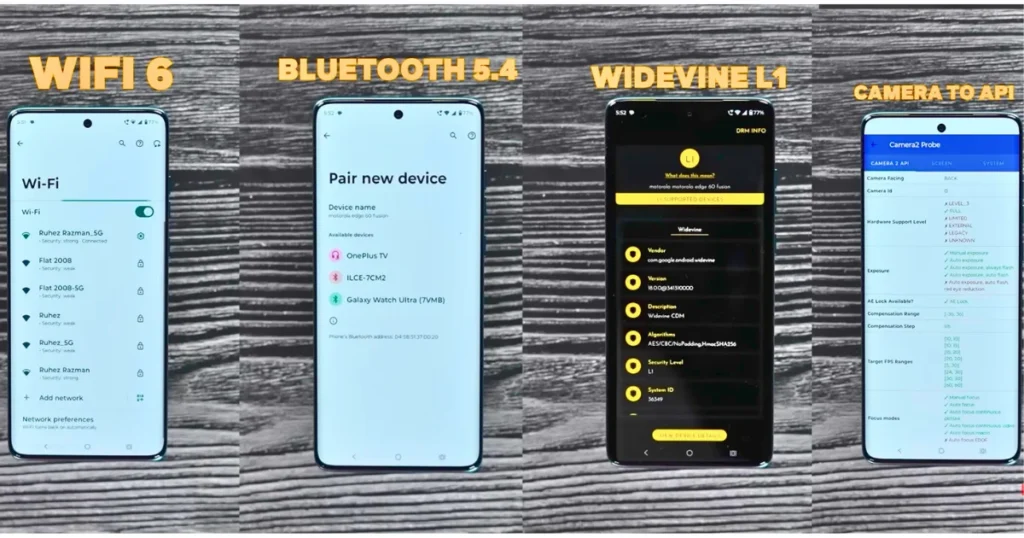 Motorola Edge 60 Fusion Network Connectivity is good for gaming?