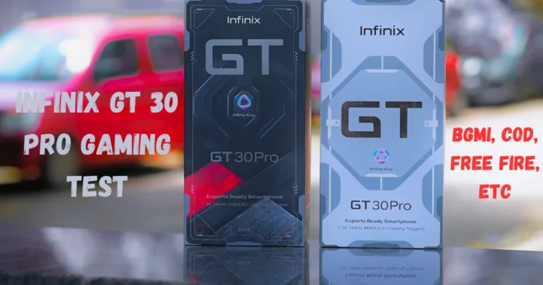 Infinix GT 30 Pro Gaming Test Performance Review: it is best for 120fps Bgmi?